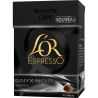 Maison Du Cafe 10 Capsules Moulu L Or Esp Onyx Noir