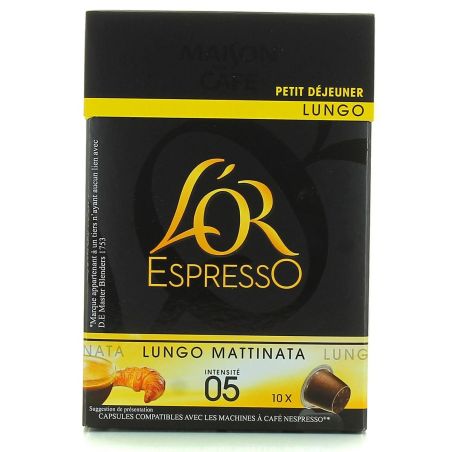 Maison Du Cafe 10 Doses L Or Caps Espress Lungo Matinal