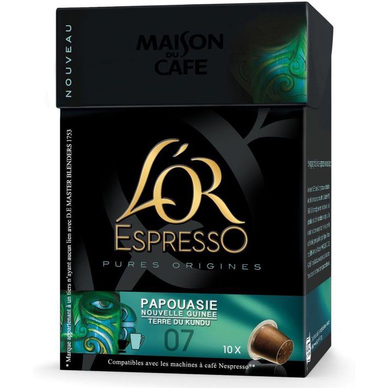 Maison Du Cafe 10 Capsules L Or Espresso Papouasie