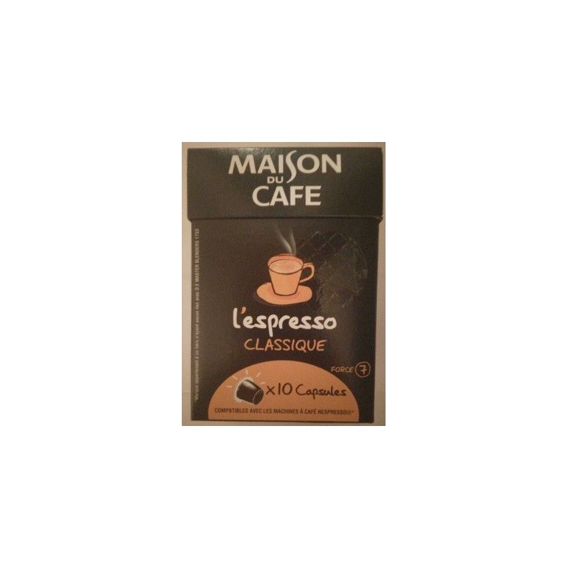 Maison Du Cafe 10 Caps Espresso Classique Mdc