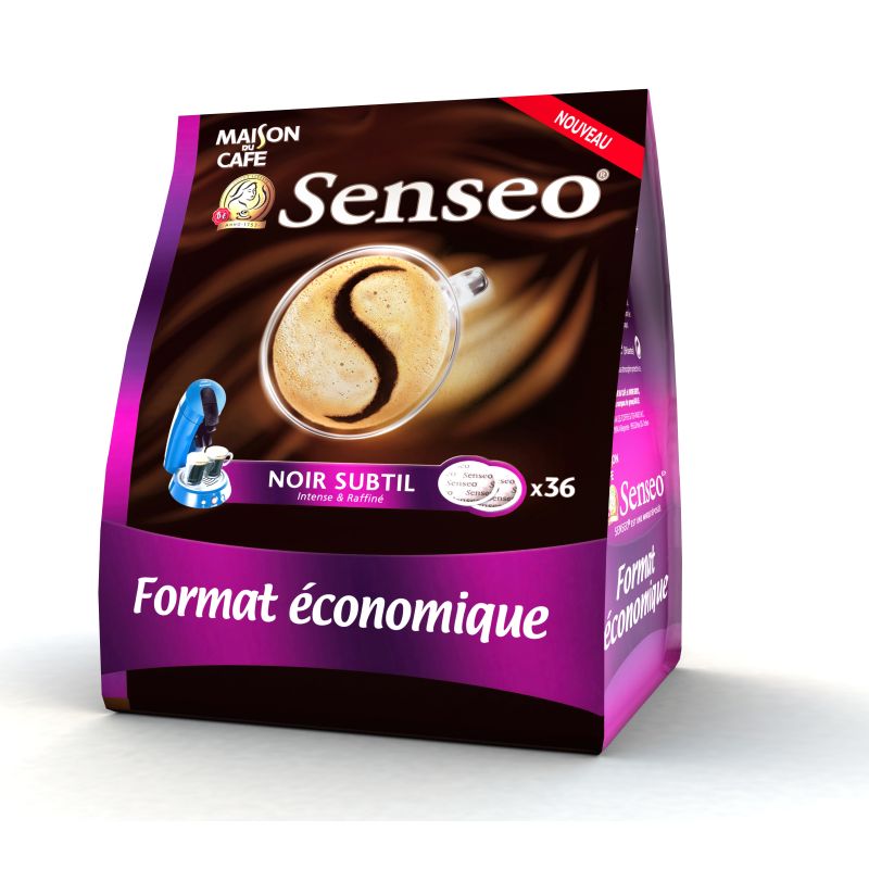 Maison Du Cafe 250G Senseo Noir Subtil