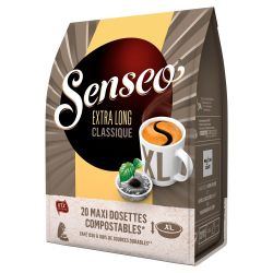 Senseo Café Dosettes Classique Extra Long : Les 20 - 250 G