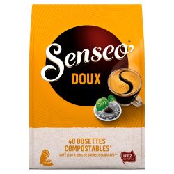 Senseo Café Dosettes Doux : Le Paquet De 40 - 277G