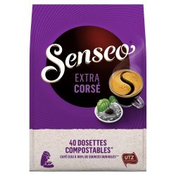 Senseo Café Dosettes Extra Corsé : Le Paquet De 40 - 277G