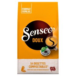 Senseo Café Dosettes Doux : Le Paquet De 54 - 375G