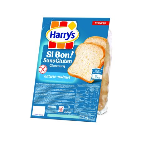 Harry'S Harr.Pain Ss Gluten Natur.300G
