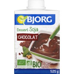 Bjorg Dessert Soja Chocolat Bio : La Brique De 525 G