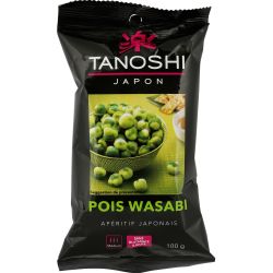 Tanoshi Biscuits Apéritifs Crackers Pois Wasabi : Le Sachet De 100 G