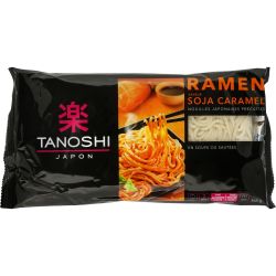 Tanoshi Nouilles Japonaises Soja Caramel : Le Paquet De 360 G