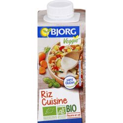 Bjorg Préparation Culinaire Riz Cuisine Bio : La Brique De 20 Cl