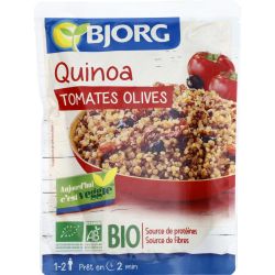 Bjorg Plat Cuisiné Quinoa Tomates Olives Bio : Le Sachet De 250 G