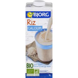Bjorg Boisson Végétale Riz Calcium Bio : La Brique De 1 L