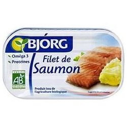 Bjorg Filet De Saumon Bio 125G