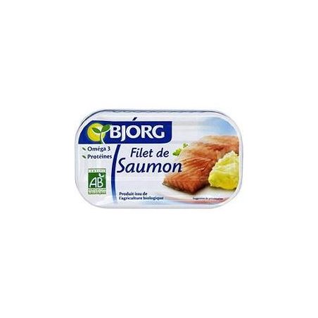 Bjorg Filet De Saumon Bio 125G