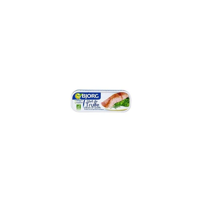 Bjorg Filet De Truite Citron Aneth, 125G