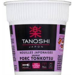 Tanoshi Nouilles Japonaises Porc Tonkotsu : Le Pot De 65 G