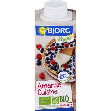 Bjorg Préparation Culinaire Amande Cuisine Bio : La Brique De 200 Ml