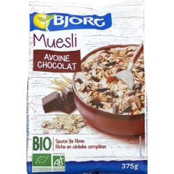 Bjorg Céréales Bio Muesli Avoine Chocolat : Le Paquet De 375 G
