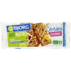 Bjorg Biscuits Céréales/Fruits Bio : Le Paquet De 218 G