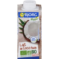 Bjorg Lait De Coco Fluide Bio : La Brique 20 Cl