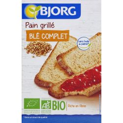 Bjorg Pain Grillé Blé Complet Bio : La Boite De 250 G