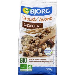 Bjorg Céréales Avoine Chocolat Bio : Le Sachet De 500 G