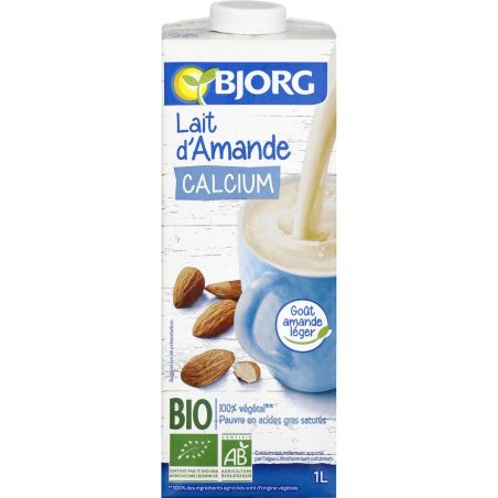 Bjorg Boisson Végétale À L'Amande Bio : La Brique De 1 L