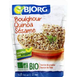 Bjorg Plat Cuisiné Boulghour Quinoa Sésame Bio : Le Sachet De 250 G