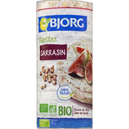 Bjorg Biscuits Galettes Riz Sarrasin Bio : Le Paquet De 17 - 130 G