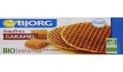 Bjorg Gaufres Au Caramel Bio : Le Paquet De 6 - 175 G