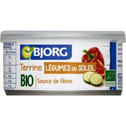 Bjorg Tartinables Terrine Légumes Bio : Le Pot De 125 G