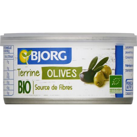 Bjorg Terrine Olives Bio : Le Pot De 125 G