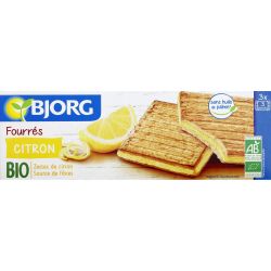 Bjorg Biscuits Fourrés Citron Bio : Le Paquet De 225 G