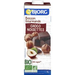 Bjorg Boisson Végétale Choco Noisettes Bio : La Brique De 1 L