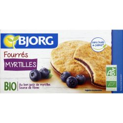 Bjorg Biscuits Fourrés Myrtilles Bio : Le Paquet De 175 G
