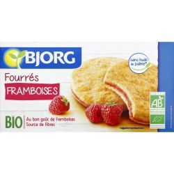 Bjorg Biscuits Fourrés Framboises Bio : Le Paquet De 175 G