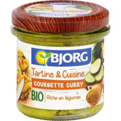Bjorg Courgettes Curry Bio À Tartiner : Le Pot De 135 G
