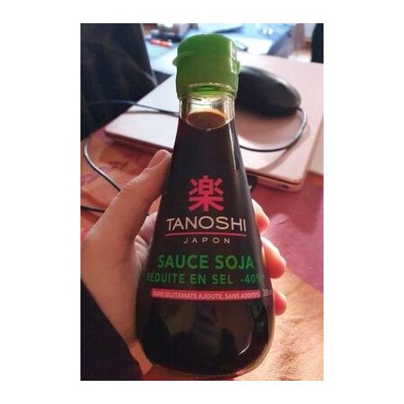 Tanoshi 200Ml Sauce Soja Sel Reduit