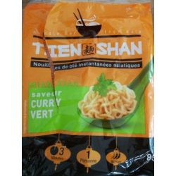 Tien Shan T.Shan Nouilles Curry Vert 85G