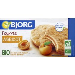 Bjorg Biscuits Fourrés Abricot Bio : La Boite De 175 G