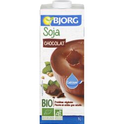 Bjorg Boisson Végétale Soja Chocolat Bio : La Brique De 1 L