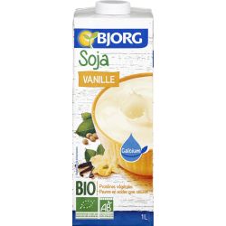Bjorg Boisson Végétale Soja Vanille Bio : La Brique De 1 L