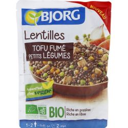 Bjorg Lentille Tofu Fume Bio : Le Sachet De 250G