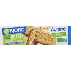Bjorg Biscuits Avoine Nature Bio : La Boite De 130 G