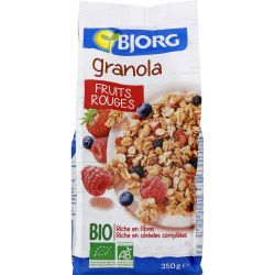 Bjorg Granola Fruits Rouges Bio : Le Paquet De 350G