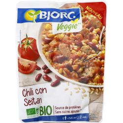 Bjorg Plat Cuisiné Bio Chili Con Seitan : Le Sachet De 220 G