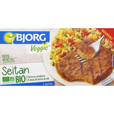 Bjorg Galettes Seitan Bio : Les 2 De 85G