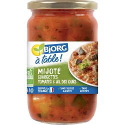 Bjorg A Table! Mijoté Courgettes Tomates Ail Des Ours Bio 630G