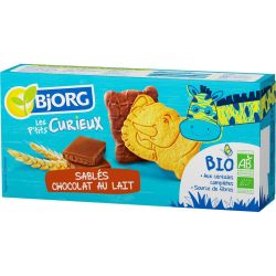 Bjorg Biscuits Bio Aux Céréales Nappés De Chocolat Au Lait 192G