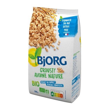 Bjorg Crousti Avoine Nat 500G